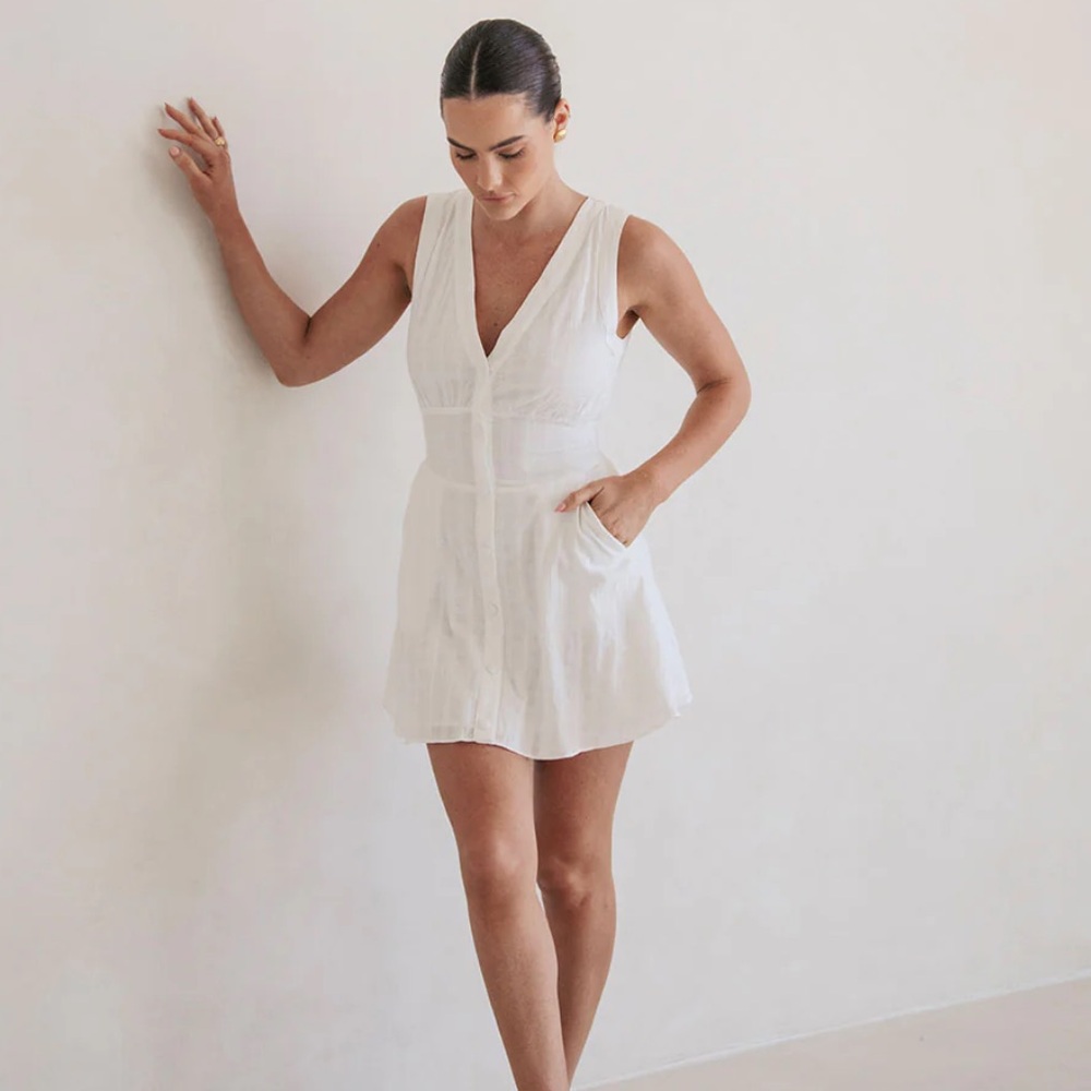 SABO SKIRT Shaelagh Dress - White - XS